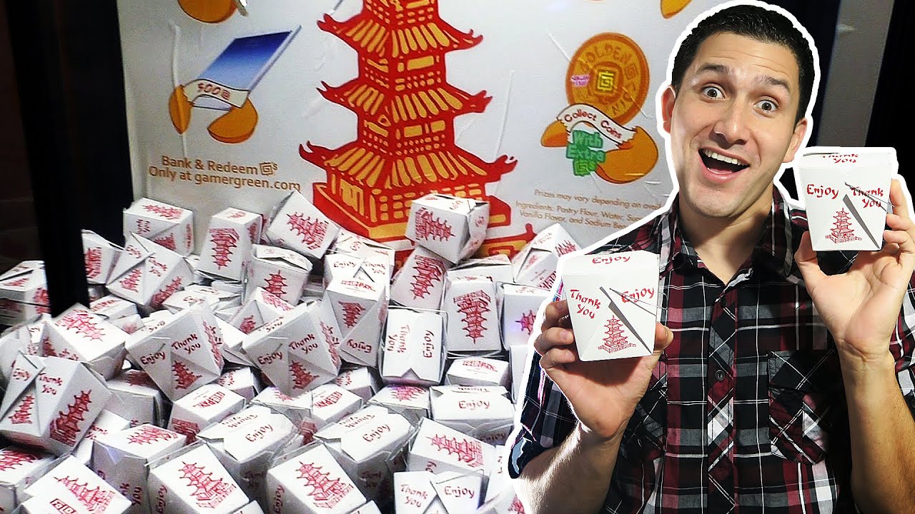 Chinese food in a claw machine?