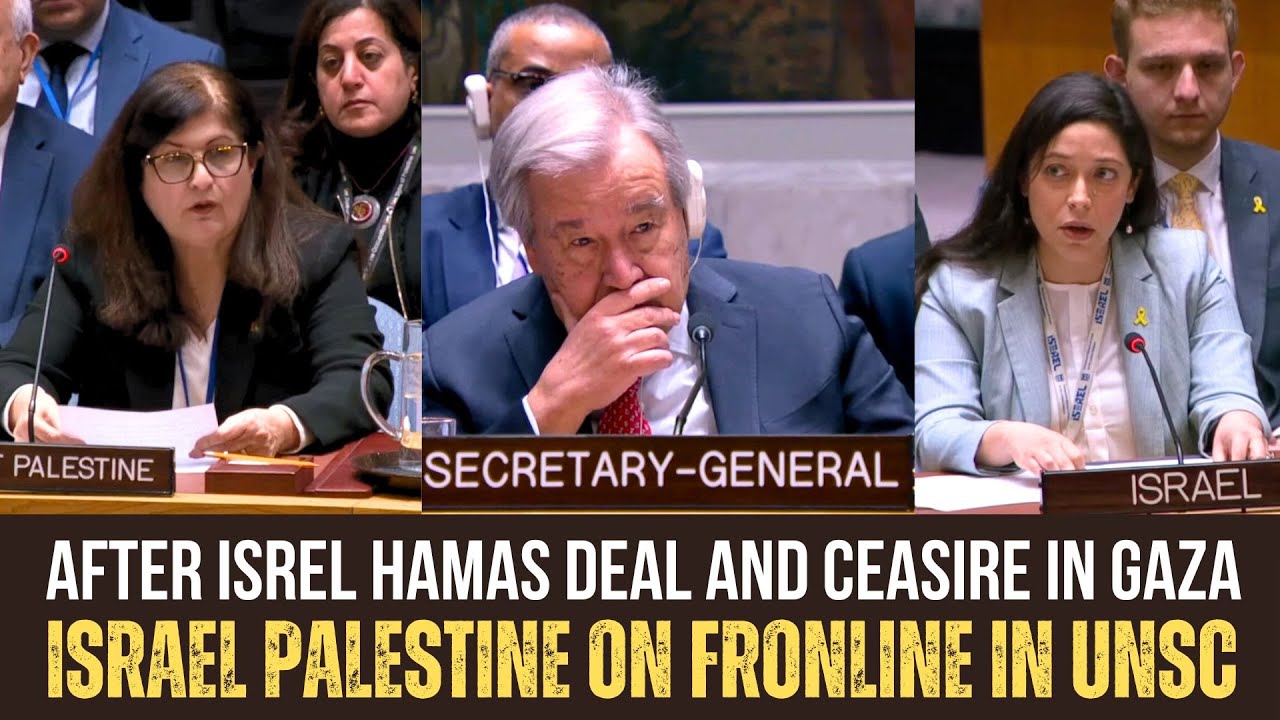 After Ceasefire Israel and Palestine on Frontline in UNSC over Gaza & East Jerusalem!