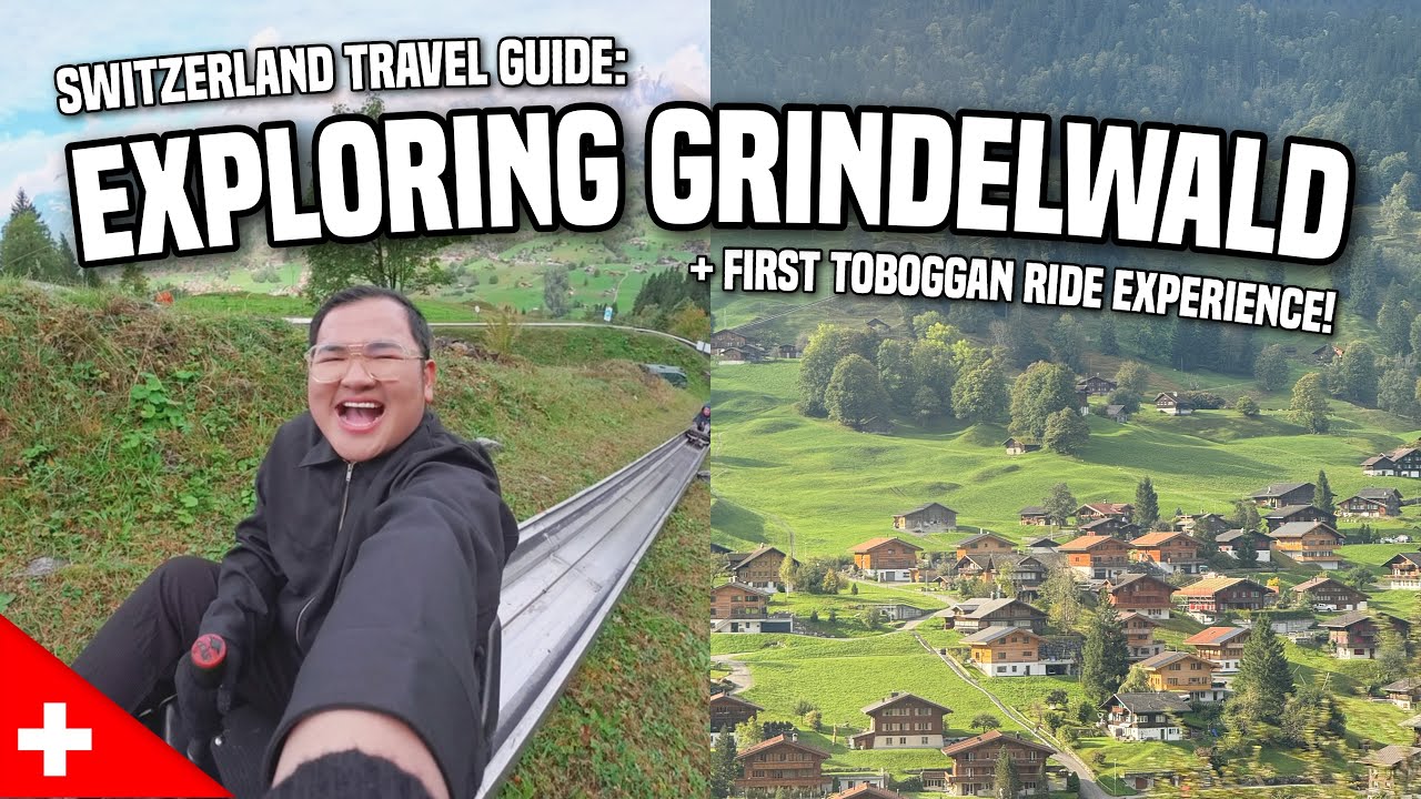 SWITZERLAND TRAVEL GUIDE: GRINDELWALD + FIRST TOBOGGAN RIDE EXPERIENCE! 🇨🇭| Ivan de Guzman