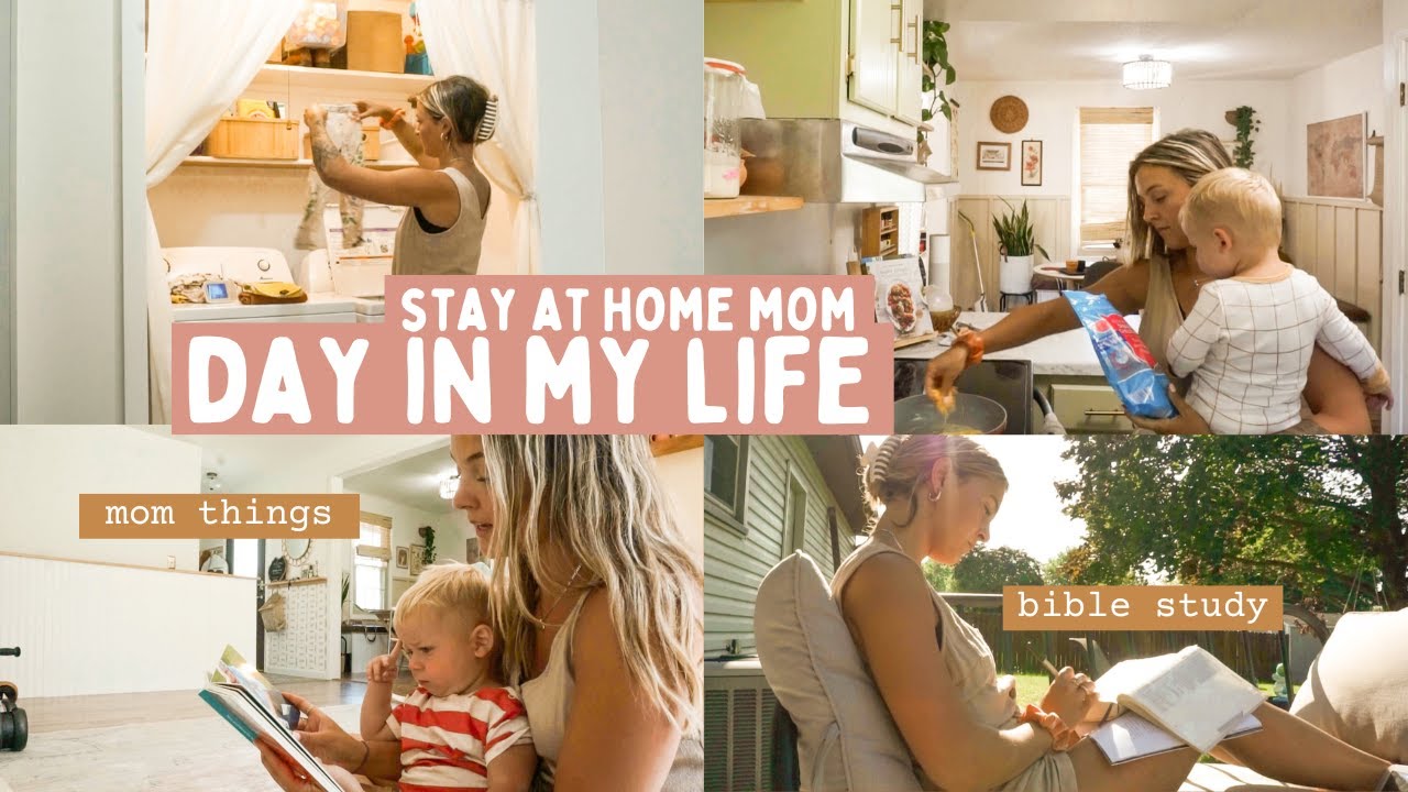 A REALISTIC DAY IN MY LIFE AS A MOM....bible study, housework and mom things