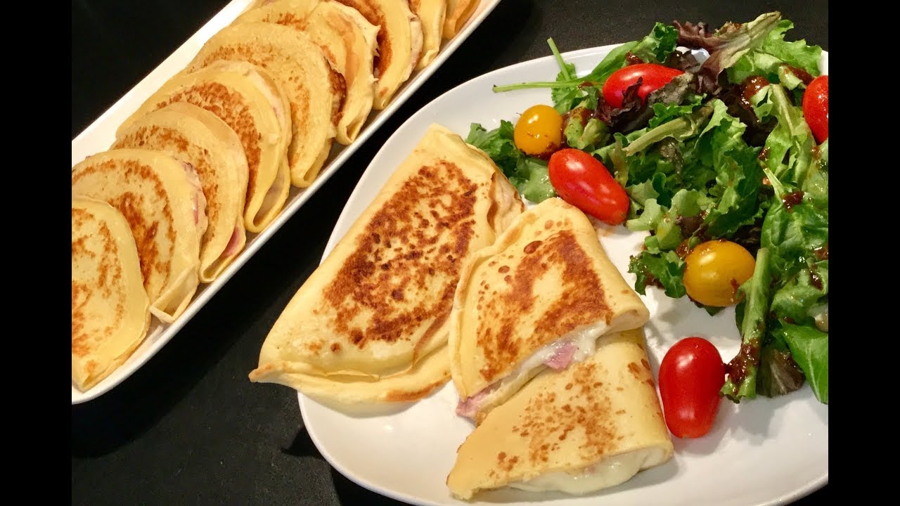 LES CRÊPES SALÉES AU JAMBON FROMAGE