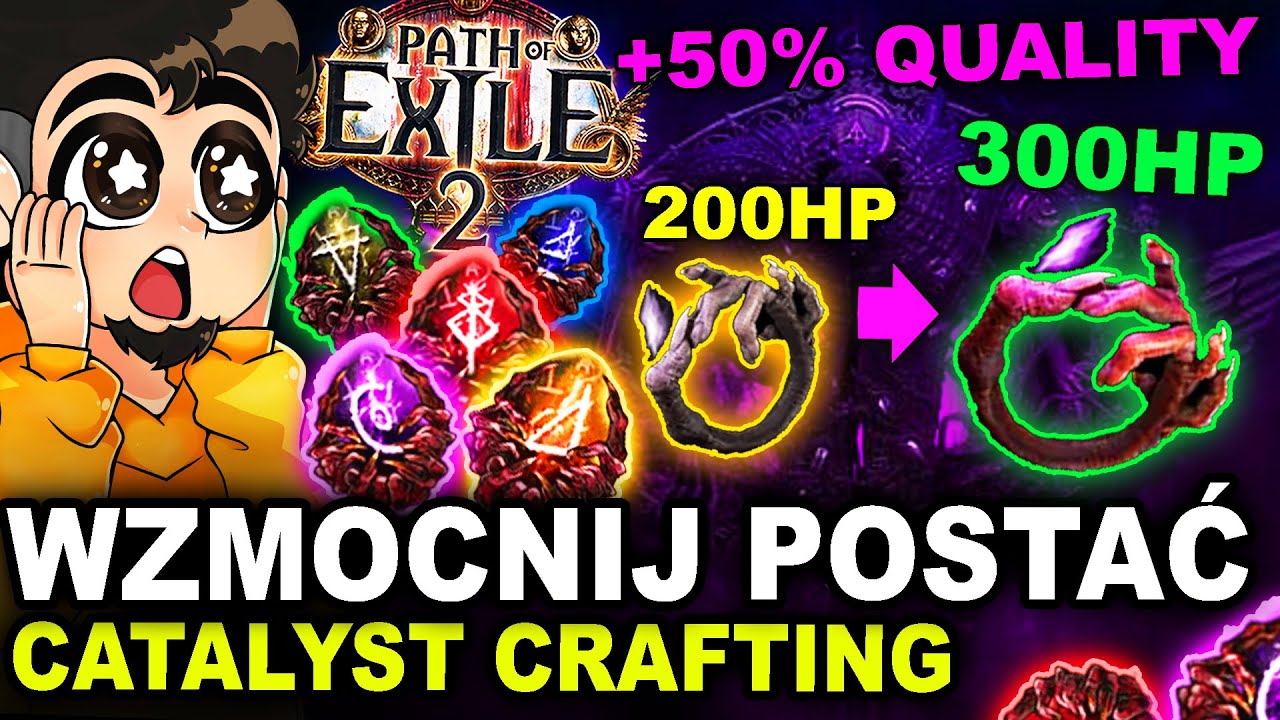 Jak ZNACZĄCO WZMOCNIĆ POSTAĆ w Path of Exile 2 - Catalyst Crafting PORADNIK Quality w Ring i Amulet