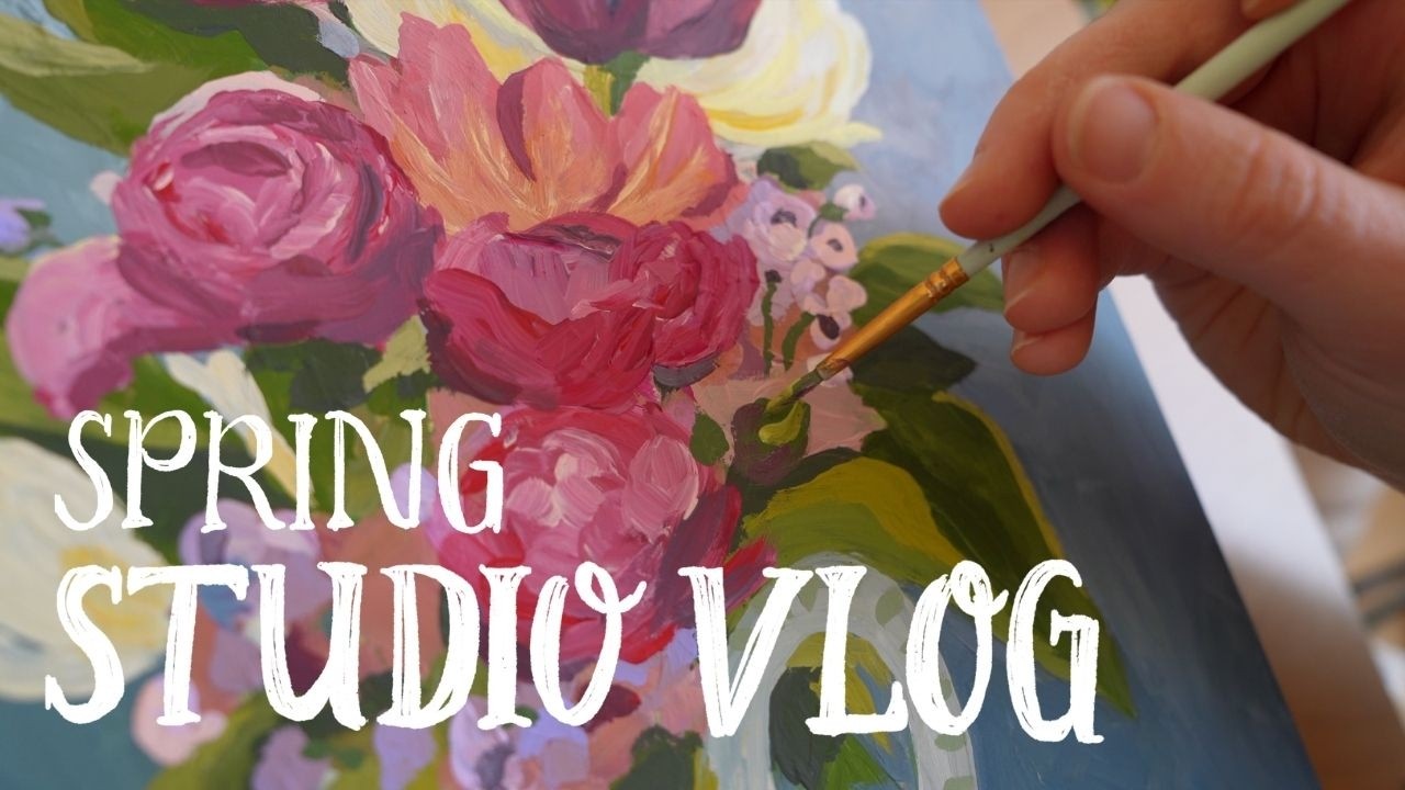 Inspiration returns softly 🌷✨ painting gouache, needle felting & decorating for spring