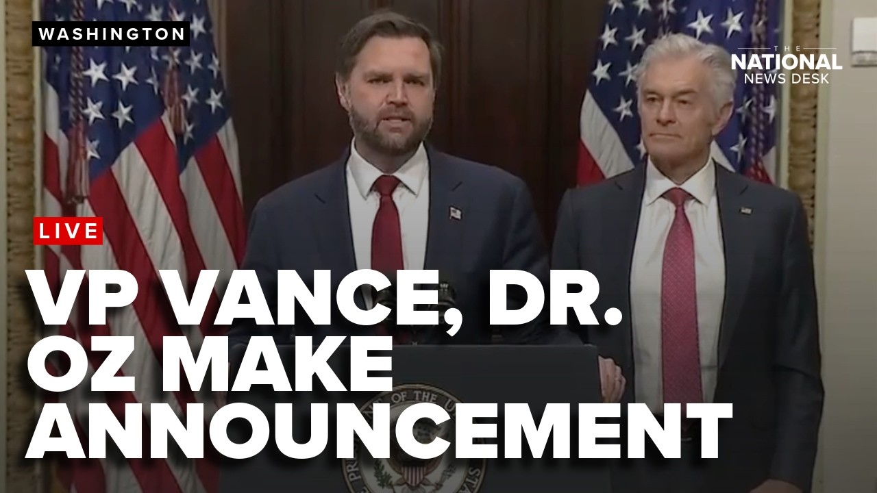 Vice President Vance and CMS Administrator Mehmet Oz’s speak
