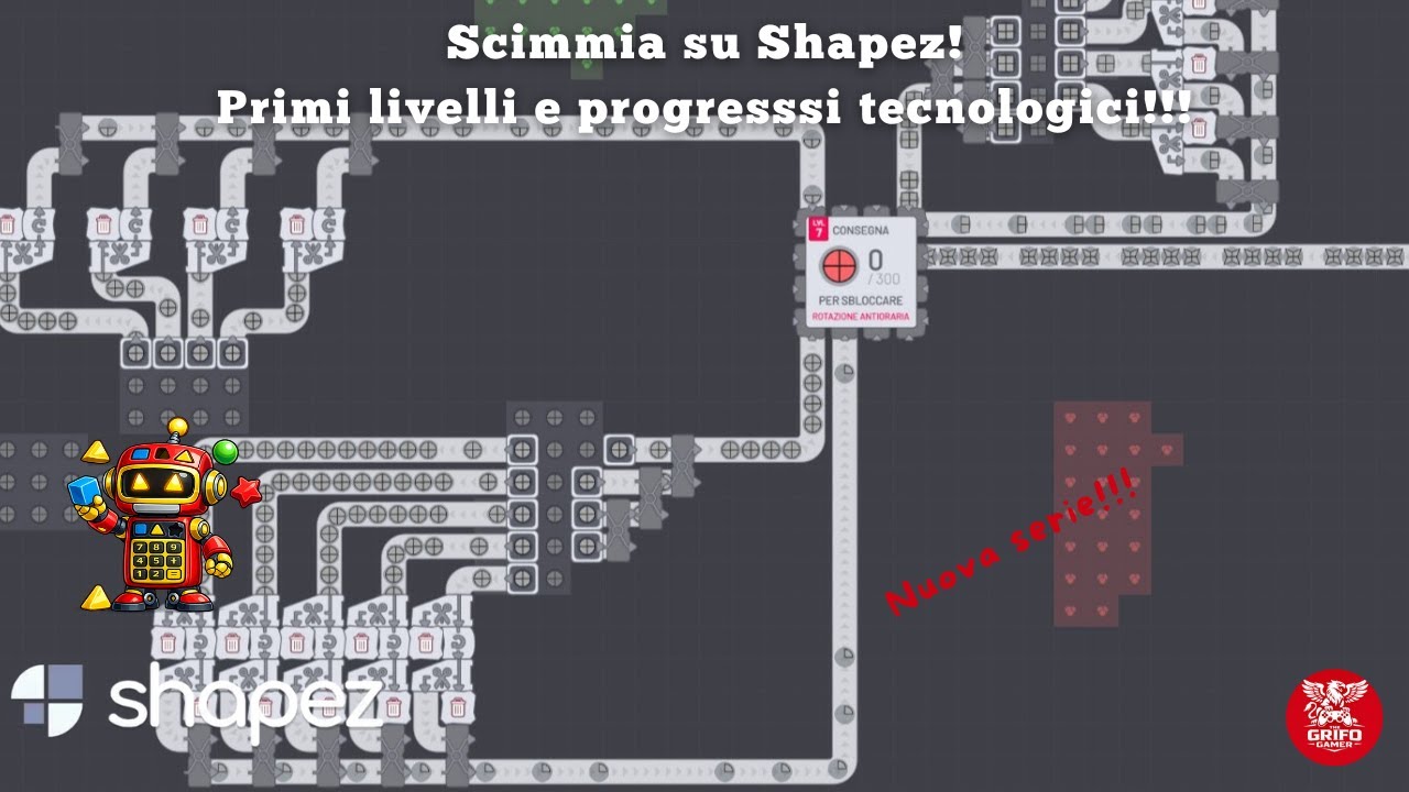 Scimmia su Shape: Primi Livelli e Progressi Tecnologici!!! #episodio1