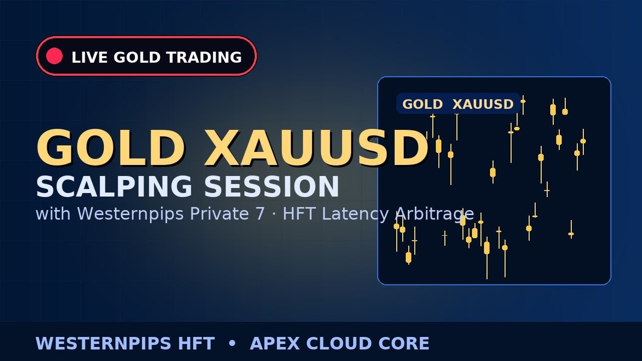 🔴 Live Gold (XAUUSD) Trading with Westernpips Private 7 ⚡️ HFT Latency Arbitrage in Forex Market 48