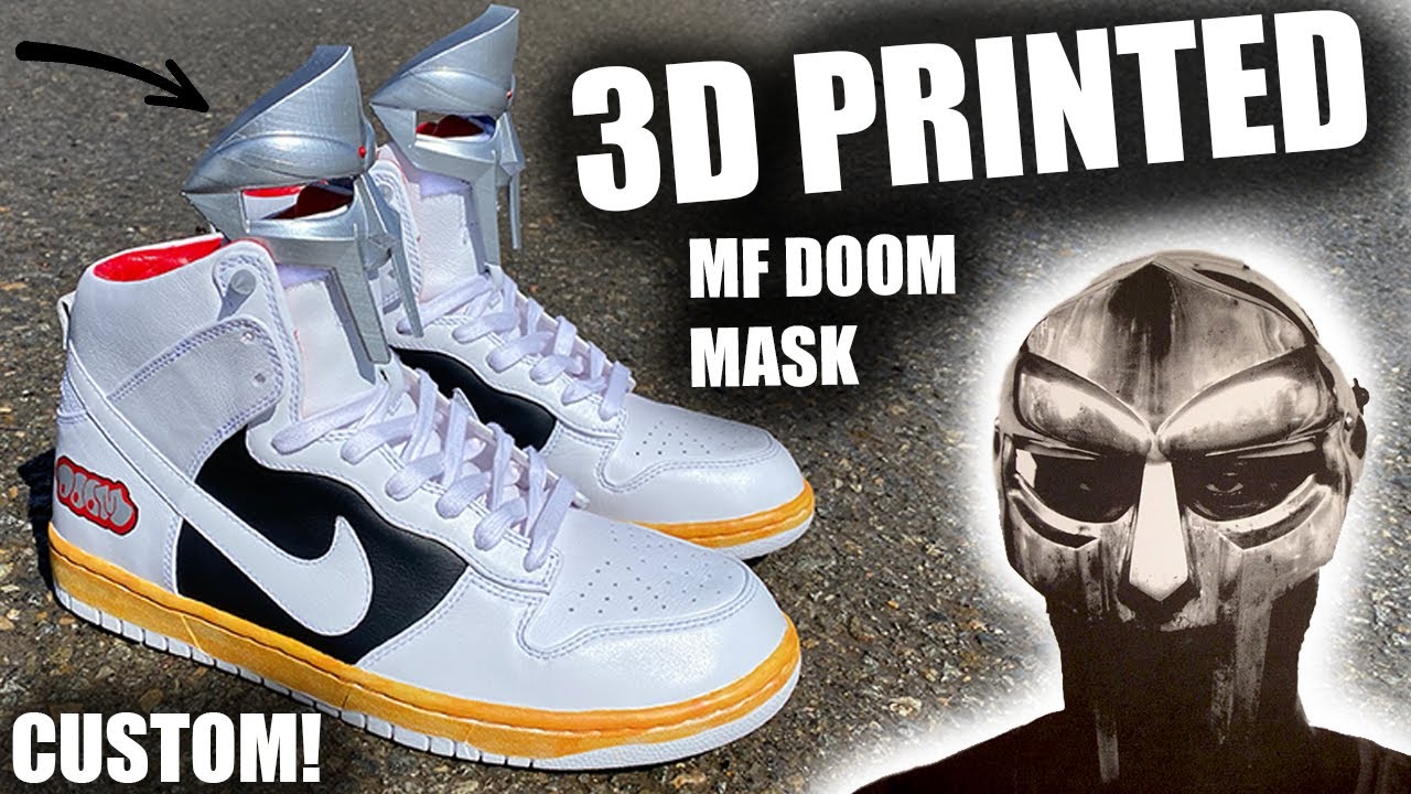 Nike Dunk MF DOOM Custom Shoes [3D Printed]