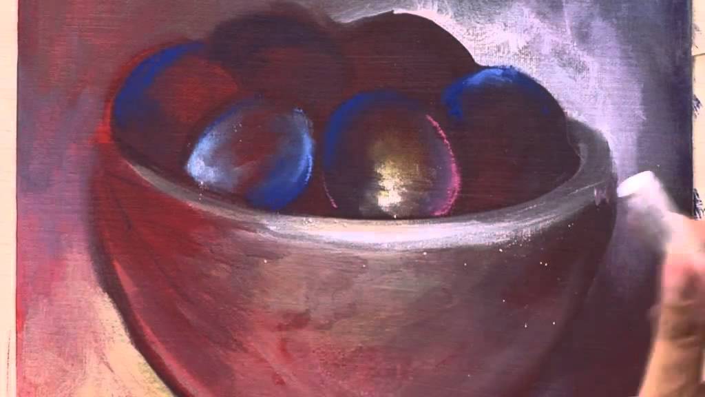 Schmincke Pastelle auf Acrylfarben anwenden | Anleitung