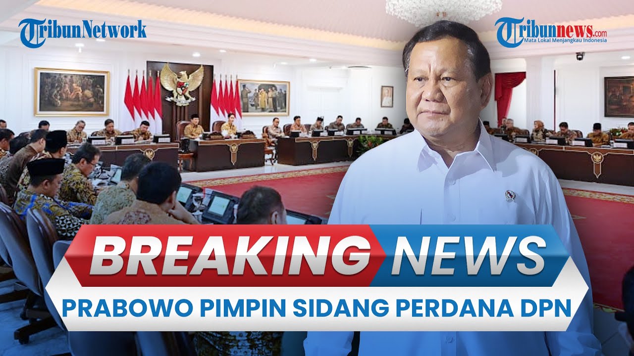 🔴 BREAKING NEWS: Presiden Prabowo Pimpin Sidang Perdana Dewan Pertahanan Nasional di Istana Bogor