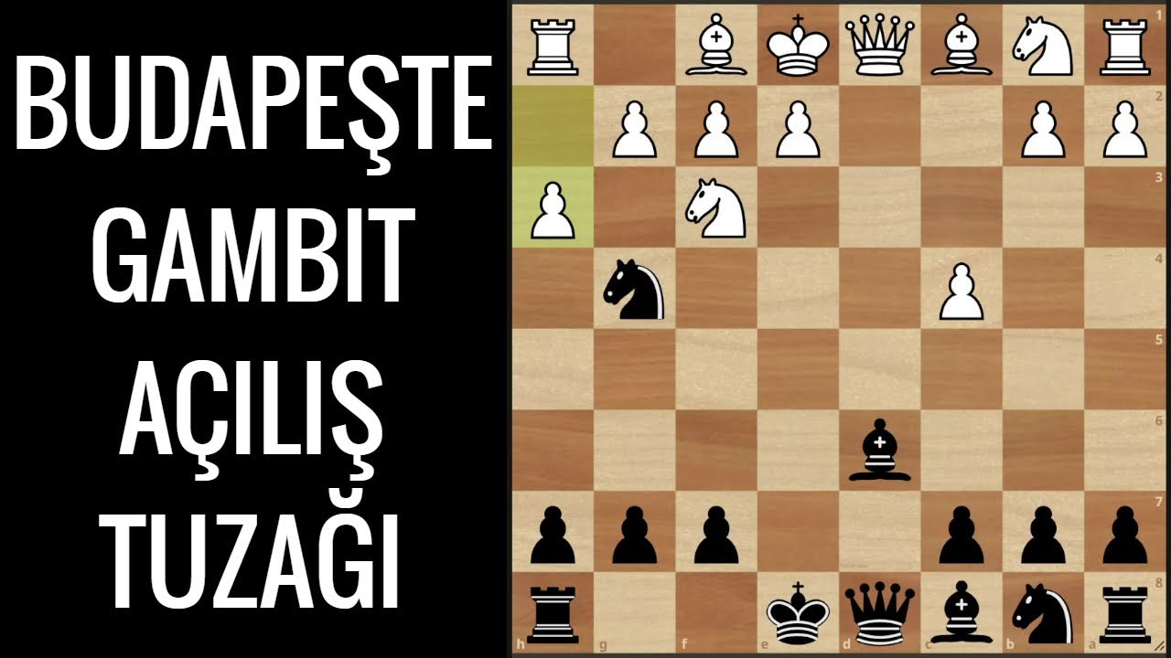 BUDAPEŞTE GAMBİTİ VEZİR KAZANDIRAN AÇILIŞ TUZAĞI