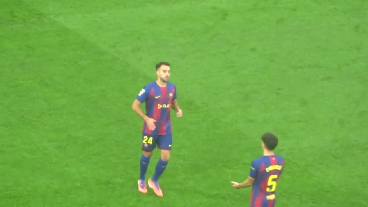 Real Madrid - Barcelona: entrada de los jugadores (temporada 2025-26)