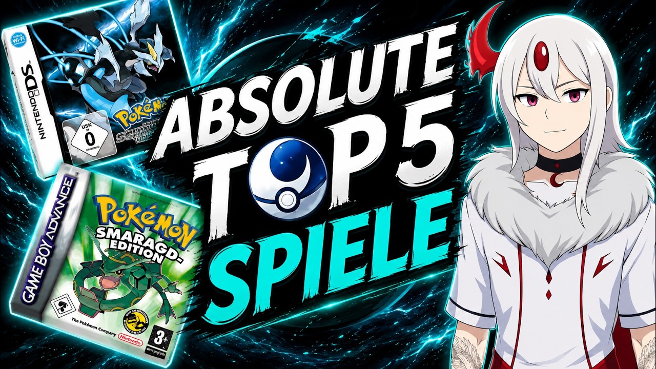 Die 5 besten Pokémon Spiele 🔥 | Mein Ranking