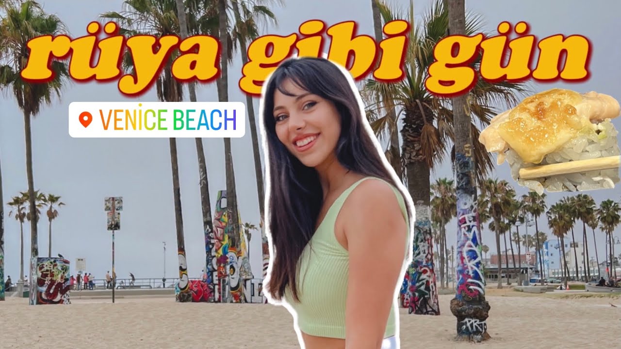 VENICE BEACH VLOG🏝 || zeytinyağlı dondurma? #buketinLA📍