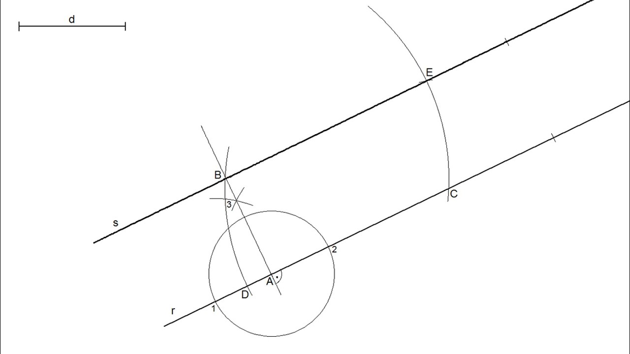 How to draw a Parallel line at a given distance