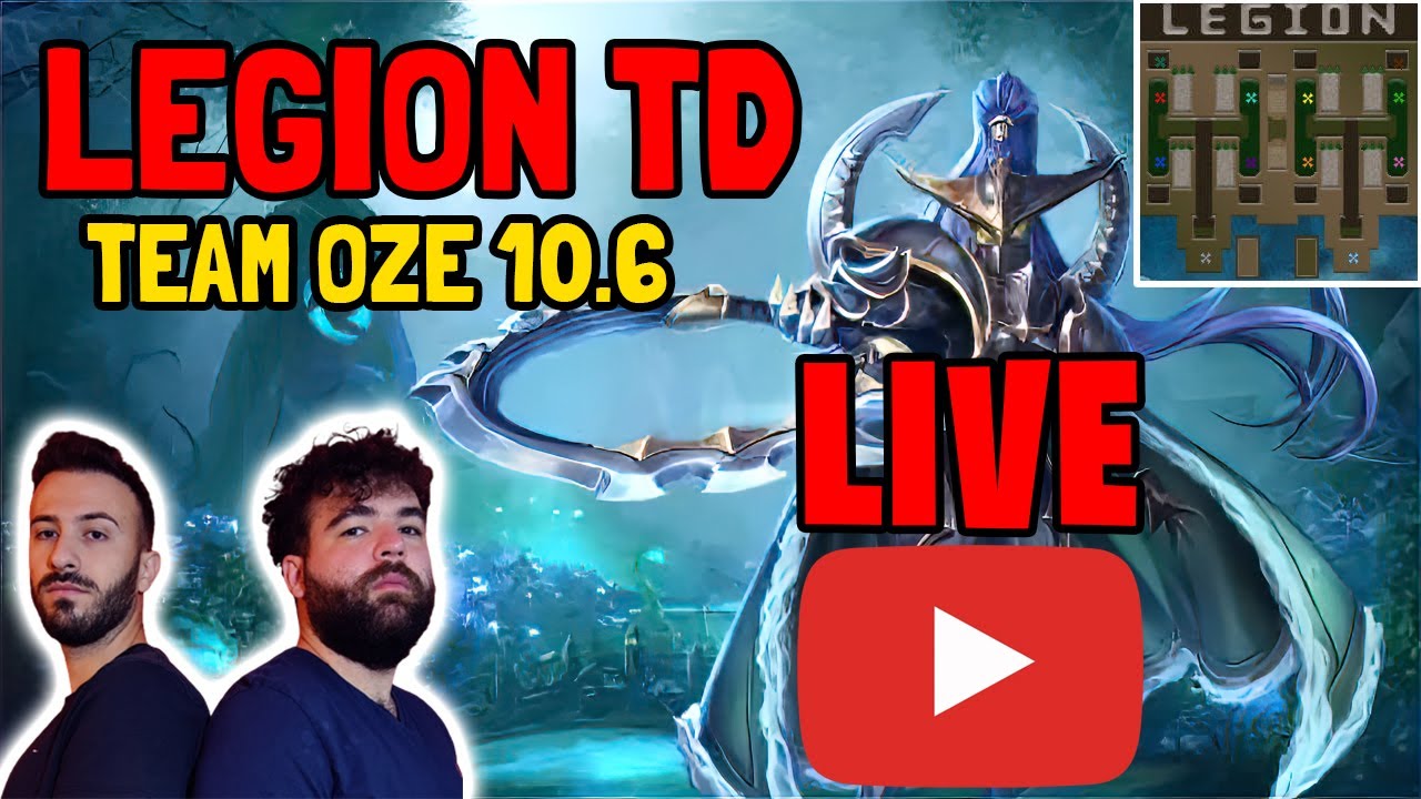 LIVE!! Legion TD OZE 10.6 - 2K+ GAMES