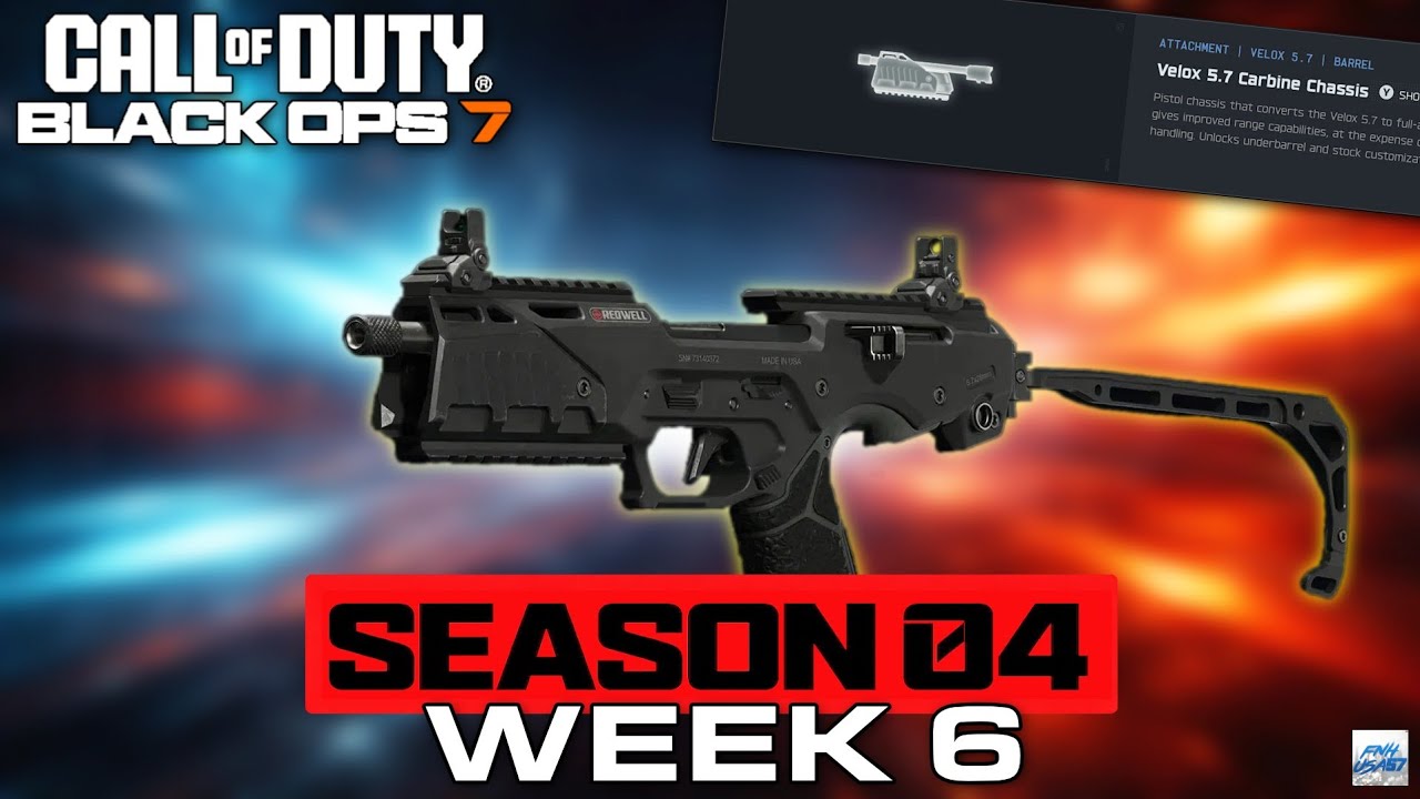 Как легко открыть ШАССИ КАРАБИНА VELOX 5.7 в Black Ops 7 &mdash; Гайд по испытаниям 4 сезона, 6 недели