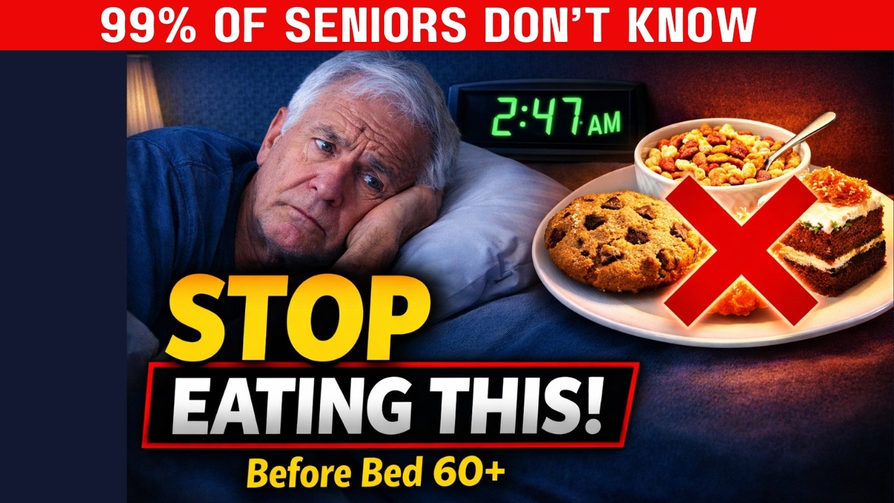 Seniors Over 60: STOP Eating This Before Bed (Destroys Sleep)