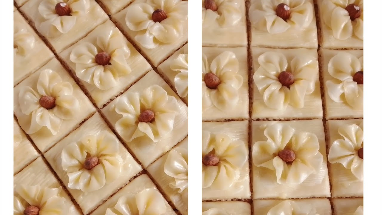 ماعندكش آلة توريق أرواحي نديرو بقلاوة🍯بدون آلة توريق تحليها بيدك ضربة واحدة