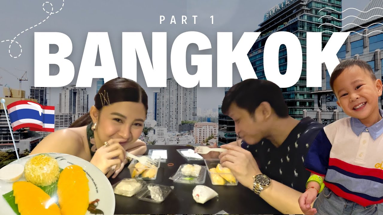 Mango Sticky Rice Mukbang, Grocery with Mom, Ama & Angkong Took Max to Gucci, Food Trip! | Bangkok