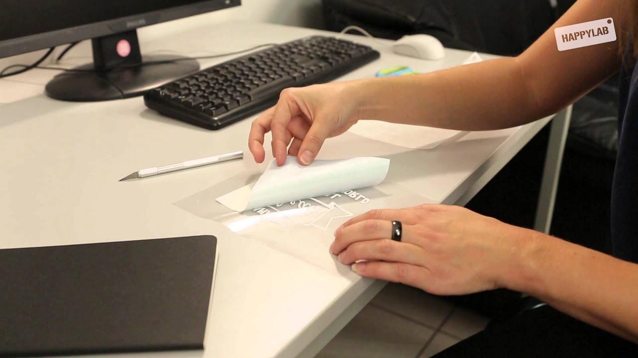Schneideplotter: Sticker aus Klebefolie