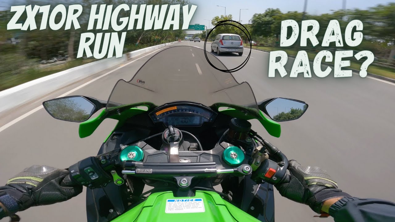 Kawasaki zx10r ASMR Video | Highway Run