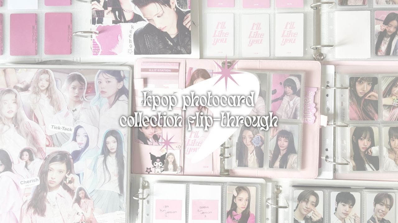 kpop photocard collection flip-through ᯓ☆ january 2026
