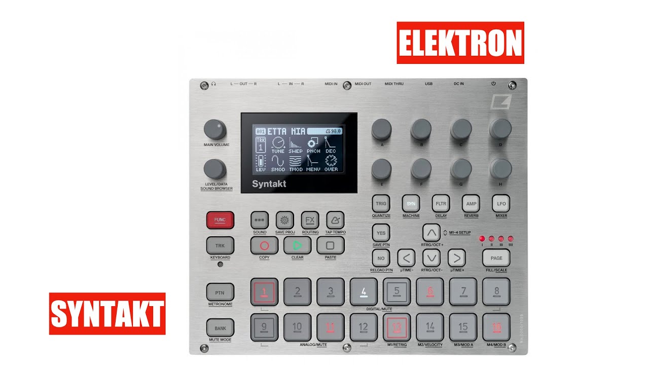Elektron Syntakt: Primer contacto