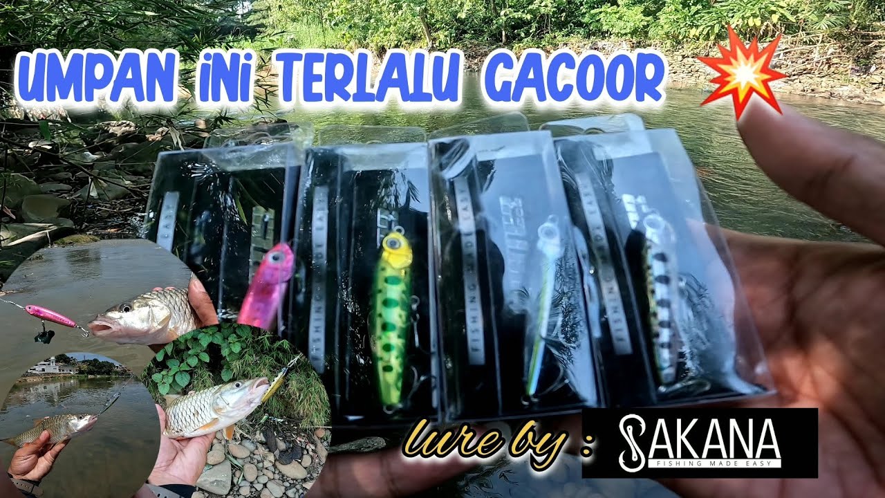 TEST LURE SAKANA IMPOSTOR TERBUKTI GACOOR💥