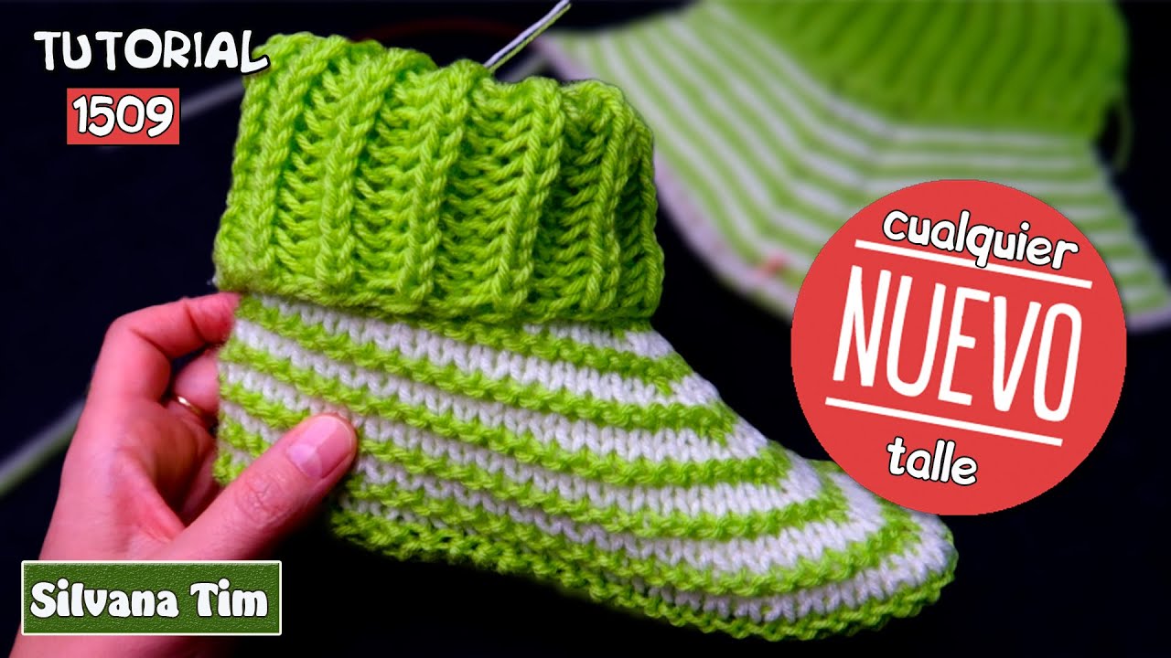 3️⃣ Cómo Tejer Pantuflas Súper Cómodas 🦶💚 | Diseño 