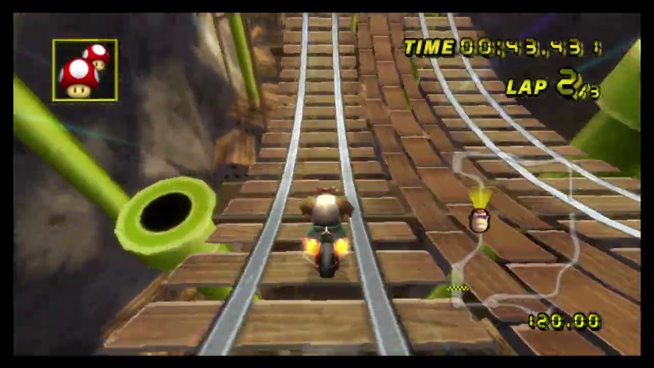 (MKWii) Wario's Gold Mine 1:52.945 (PB)