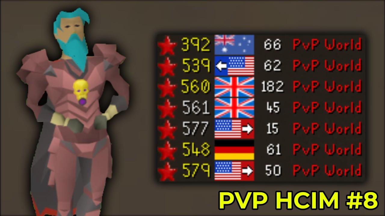 У меня 1 жизнь, и я могу умереть где угодно и когда угодно (PVP HCIM #8)