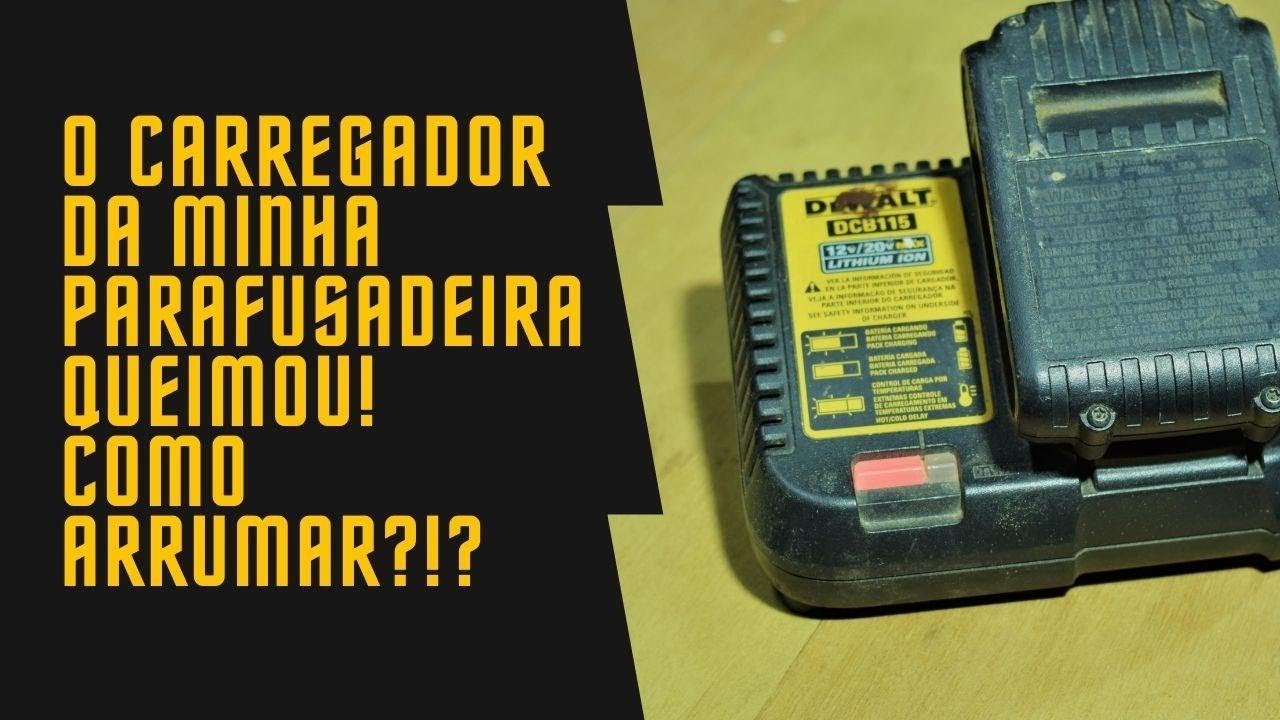 Meu Carregador de Parafusadeira Queimou! Como Arrumar?