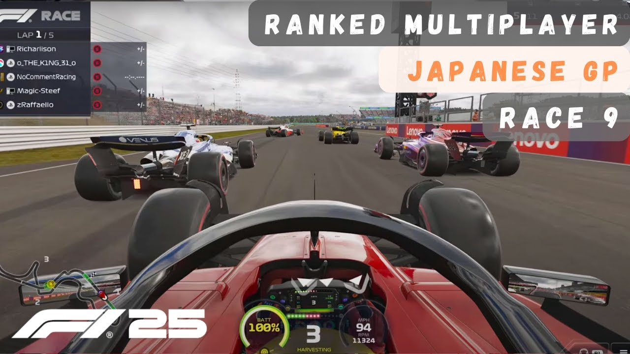 F1 25 - Ranked Multiplayer @ Japanese GP | Race 9