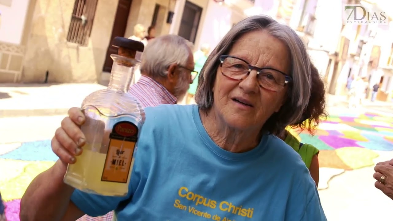 ARTE EFÍMERO EN SAN VICENTE DE ALCÁNTARA: EL CORPUS CHRISTI LLENA LAS CALLES DE COLOR