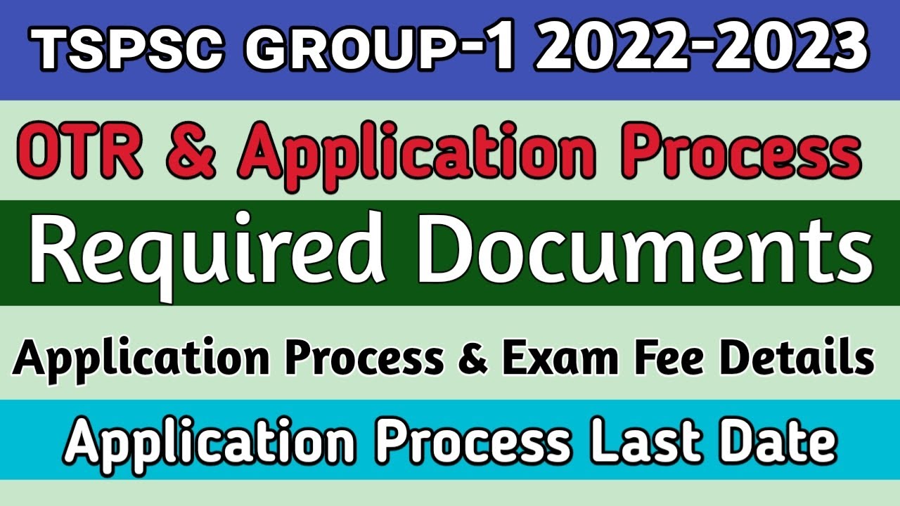 TSPSC Group 1 online application process step by step || Required Certificates || #TSPSC Group 1