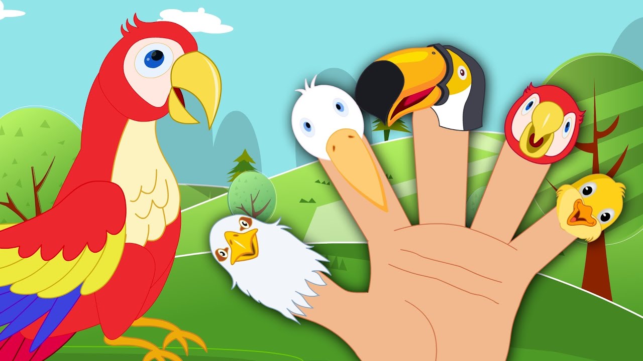 Birds Finger Family | Nursery Rhymes For Kids