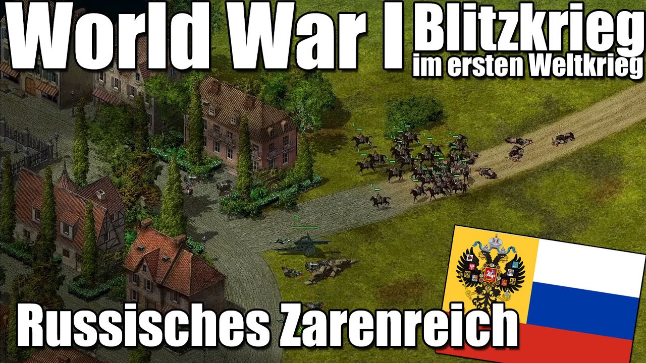 World War I - russisches Zarenreich, Blitzkrieg 1