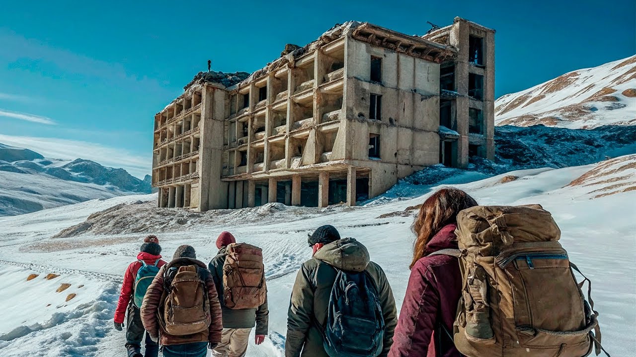 Группа друзей находит заброшенный ОТЕЛЬ на горе, но оказываются там не одни