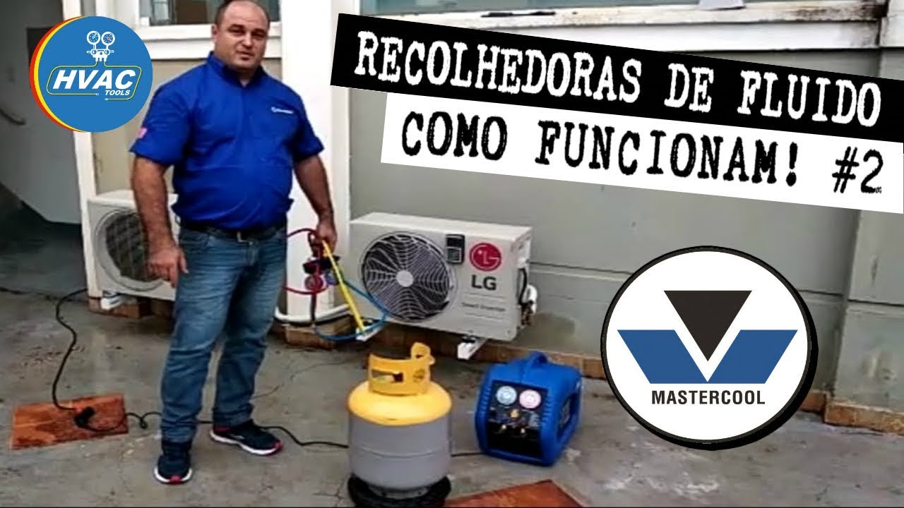Recolhedora de fluido refrigerante, como funcionam! #parte 2