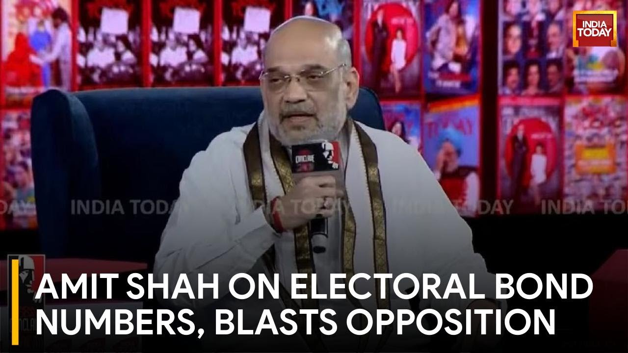 'Do The Math': Amit Shah Talks Electoral Bond Numbers, Blasts Opposition | India Today Conclave 2024