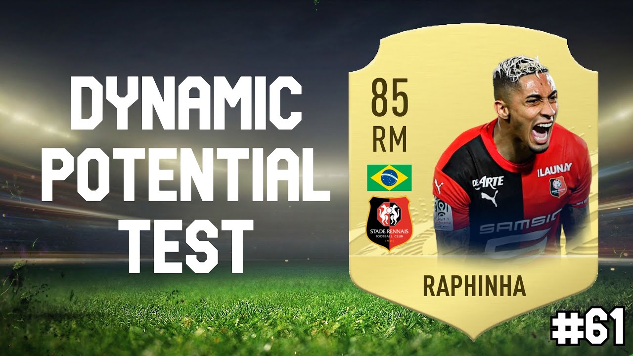 Raphinha Dynamic Potential Test! FIFA 20 Career Mode