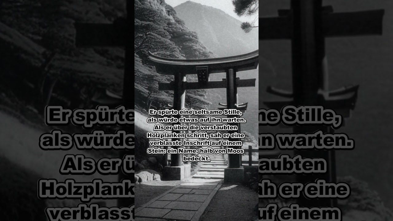 Der vergessene Name &ndash; Eine Geschichte &uuml;ber das Vergessen#japan #mystery  #geschichte #inspiration