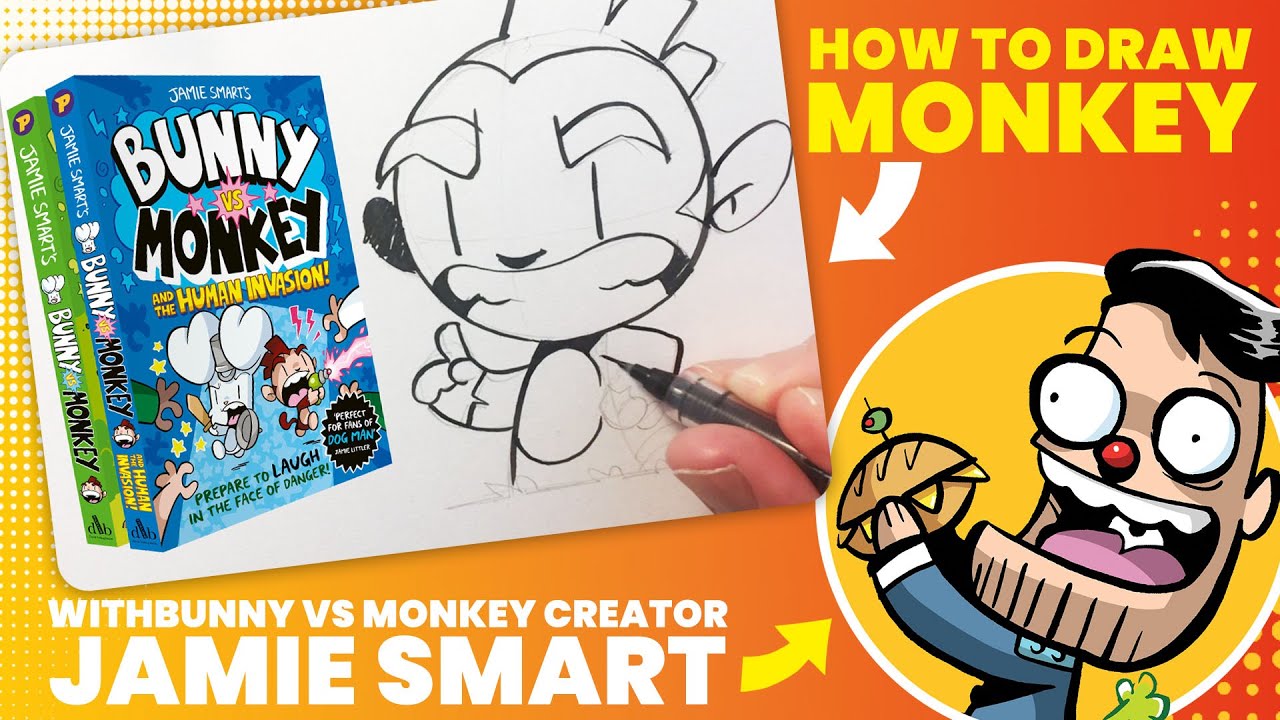 How to Draw Monkey with Jamie Smart