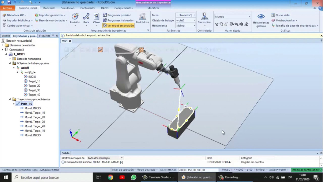 Clase 2 Robotstudio: Trayectorias
