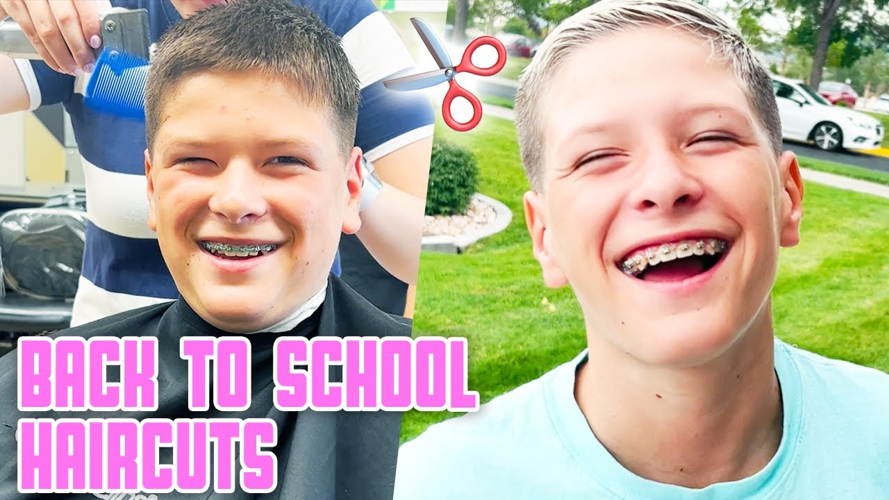 BACK TO SCHOOL HAIRCUTS | GOING BACK TO SCHOOL | STARTING MIDDLE SCHOOL FOR THE FIRST TIME
