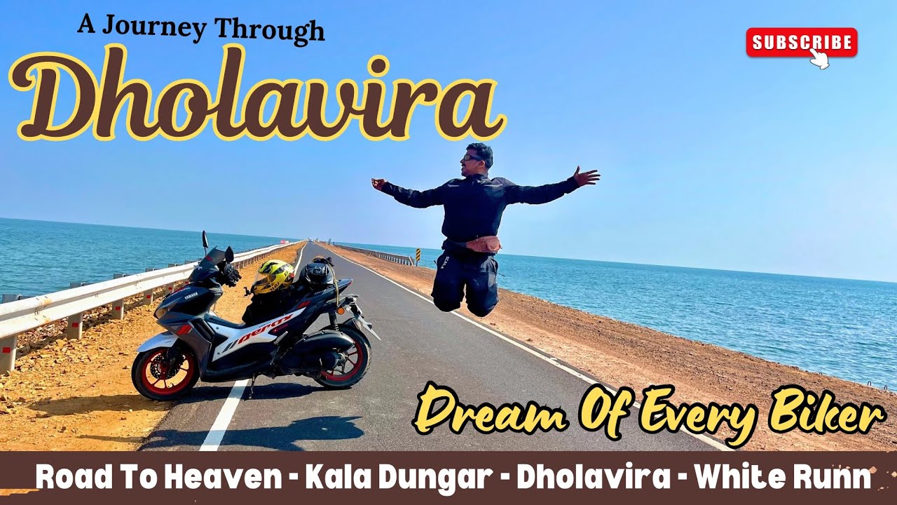 White Desert Of India 🇮🇳| Road to Heaven | Dholavira | Kalo Dungar Bike Ride