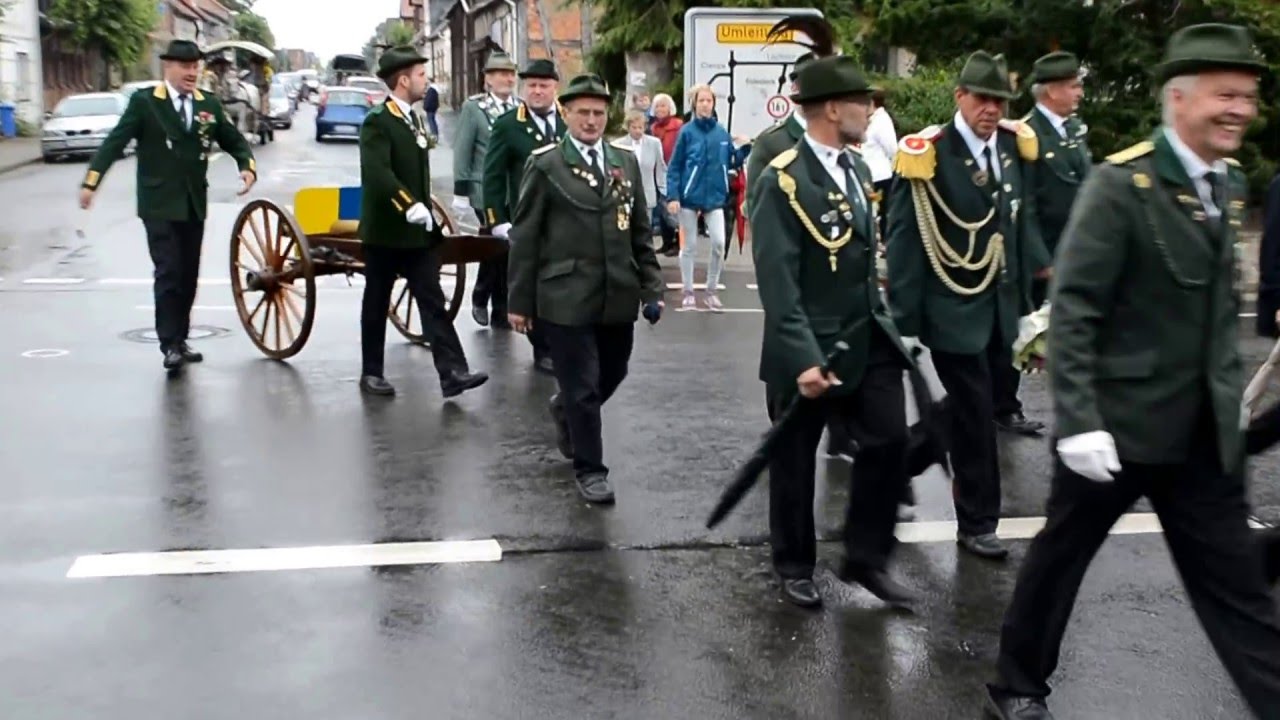 Der Vorbeimarsch Bergen Dumme 12.07.2015.