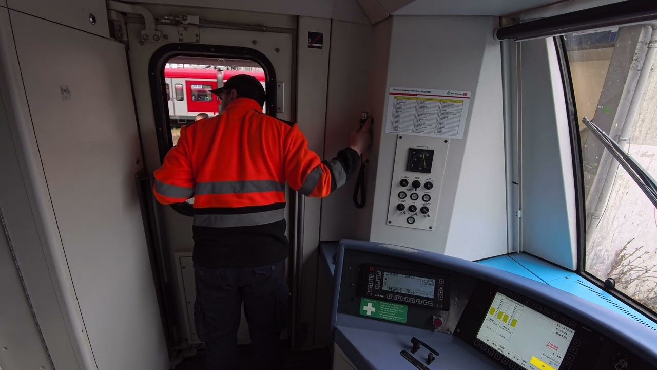 8K Führerstandsmitnahme S-Bahn München S2 Ostbahnhof - Petershausen BR423 15.03.2025