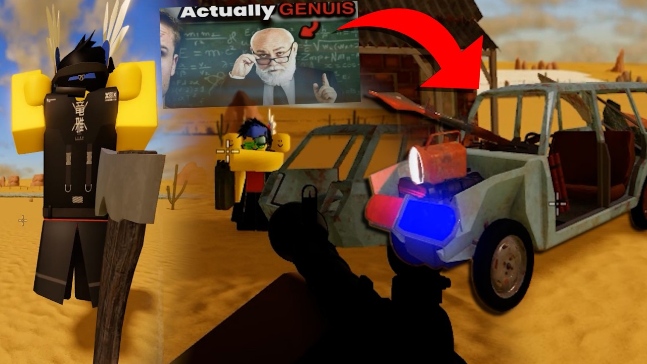 two academic geniuses operate heavy machinery