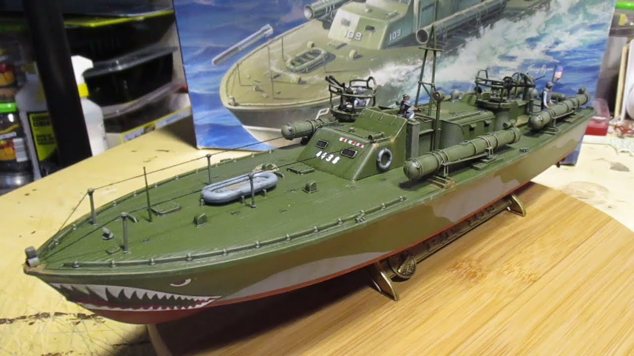 Plastic Models - 1/72 Revell PT-109 - #under1000gb - Completed Build Review